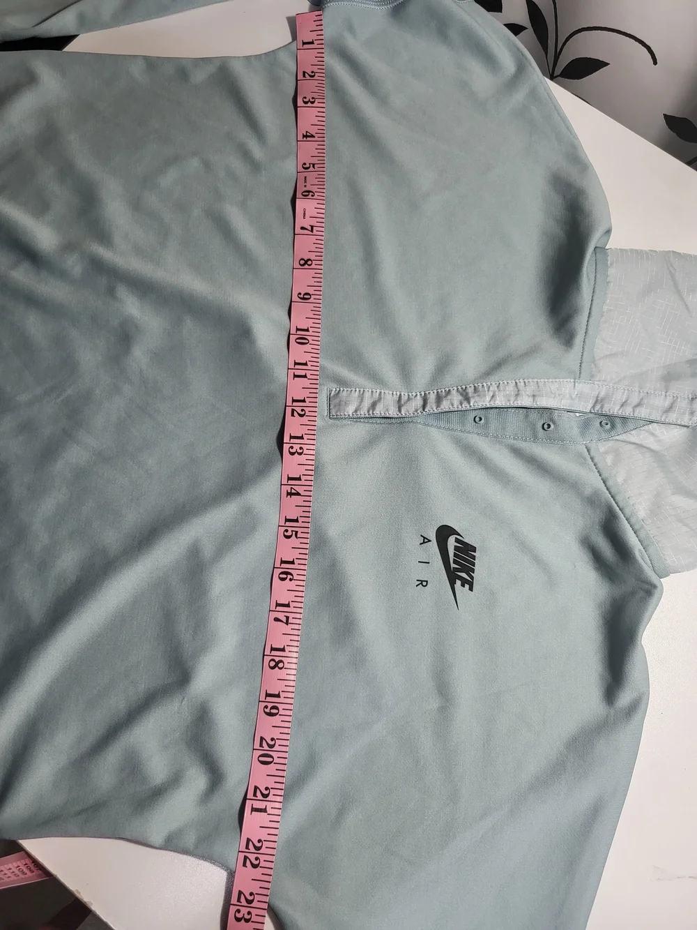 Nike Light Blue Half-Zip Pullover Sweatshirt
